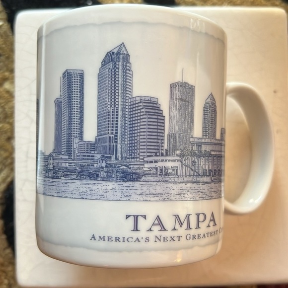 Starbucks Tampa, Florida Skyline 2008 Architectural Series Coffee Tea Mug - Picture 3 of 10